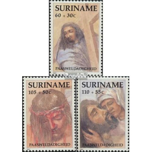 Prophila Collection Suriname 1358-1360 (compleet.Kwestie.) 1991 Pasen (Postzegels voor verzamelaars) Christendom