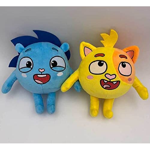 NYCK 2 Poppen Baby Zoo Kids Liedjes Pluche Speelgoed Kinderen Cartoon Animatie Egel Poppen 24cm