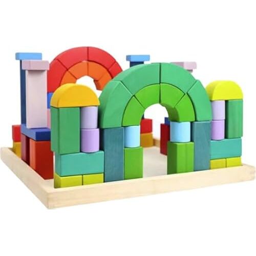 MOXZY ® Bouwblokken Colosseum   Houten blokken   bouwblokken   Montessori