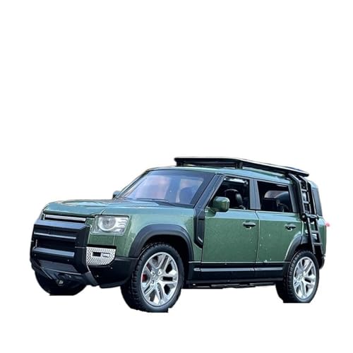 UPIKIT Schaal 1:24 voor huisdecoratie Legering automodel Diecasts Metalen autocadeau Verjaardagscadeau (Color : Green)