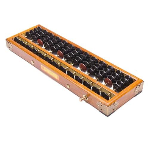 UYUME Een abacus Abacus, Wiskundeleermiddel, Chinese Abacus Rekenmachine Abacus Kraal Speelgoed Houten Frame Klassiek Ontwikkel Wiskunde Abacus for Beginners Jongens en Meisjes Leermiddelen