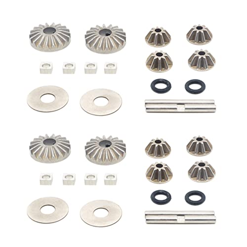 TsoLay 2 x metalen differentiaalversnellingsbak set 8510 voor -07 DBX07 EX-07 EX07 1/7 RC auto-upgrade onderdelen