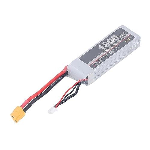 DAUZ LiPo-batterij voor RC-vliegtuigen, 1800 MAh 25C LiPo voor RC-helikopter (XT60)