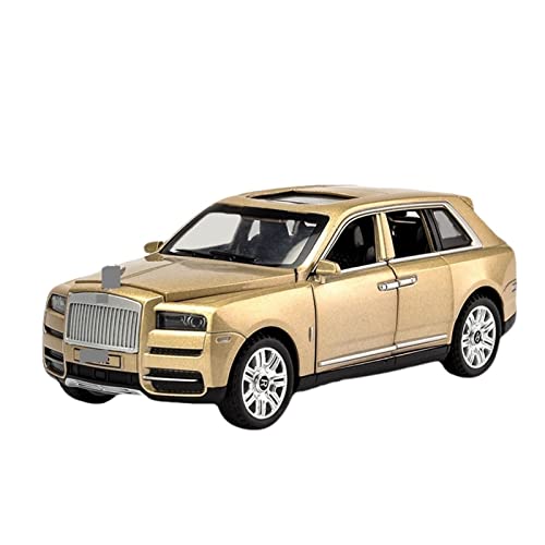 UPIKIT Voor Rolls Royce Cullinan Diecast Modelvoertuigen Automodel Met Geluid Autocadeau 1:32 Diverse modellen (Color : Gold)