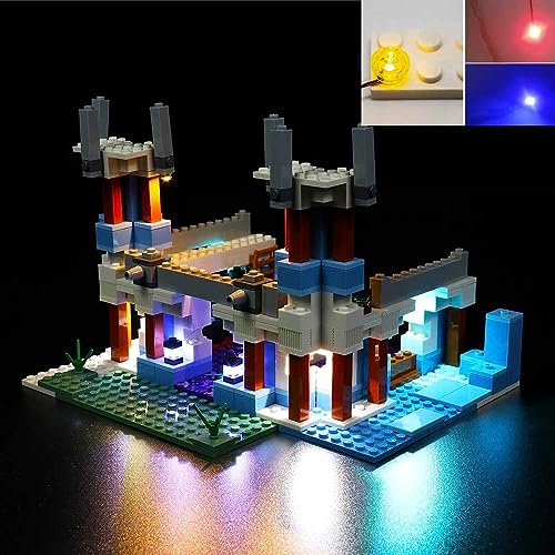 Generic USB Light Kit voor Brick The Ice Castle 21186 Bouwstenen Baksteen-Niet Inclusief Baksteen Model