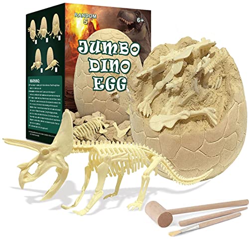 Generic Dino Egg Dig Kit, Dinosaurus Ei Excavation Toys Paaseieren Archeologie en Paleontologie Toy, STEM-speelgoed voor 4-12 jaar oude jongens meisjes kinderen cadeau generiek