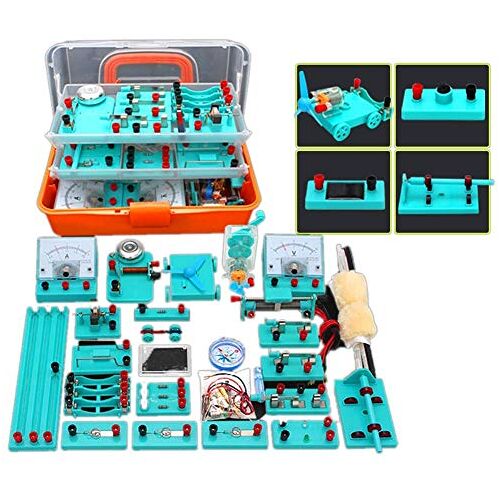 MOLVUS Educatieve Wetenschap Model Elementaire Elektronica Experiment School Studenten Elektromagnetisme Natuurkunde Elektrische Magnetisme Circuit Basic Kit