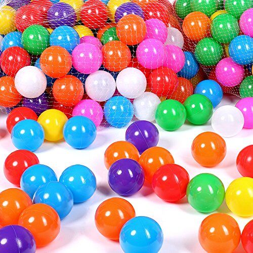 Schramm ® 200 stuks ballen voor ballenbad 5,5cm ballen voor kinderballen babyballen plastic ballenbad zonder weekmaker 200 pack