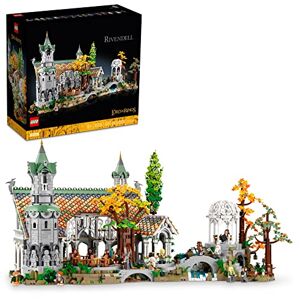 Lego Icons The Lord of The Rings: Rivendell bouwmodelbouwset voor volwassenen, bouw en toon een Middle-Earth Valley met 15 minifiguren, een geweldig cadeau voor LOTR-fans en filmliefhebbers, 10316