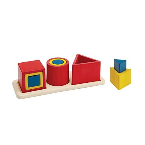 Plan Toys Inbouwpuzzel 3 vormen Hout PT5463