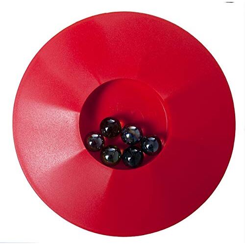 Engelhart – 502001 – Knikkerpot klein met 6 Knikkers – 17 cm (Rood)