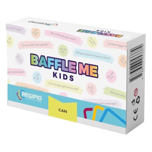 REGIPIO Educatief spel Engels voor kinderen Baffle Me Can Engels leren kinderspel A1-A2 kaartspel kinderen Engels Educatief spel Engels Spellen Engels basisschool