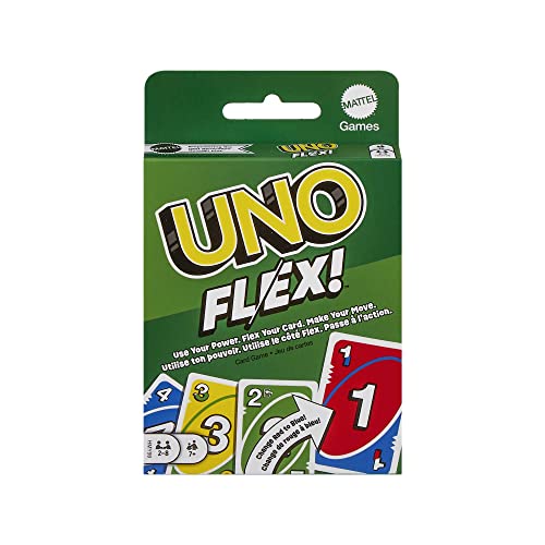 Mattel UNO Flex Kaartspel   Leuke spellen voor volwassenen en spelletjesavonden   2 tot 8 spelers, HMY99