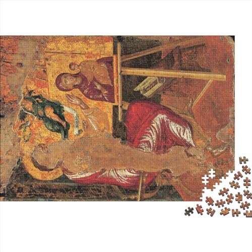 NEDLON El Greco Legpuzzels voor volwassenen, 1000 stukjes, hersenkraker spel, kunstcollectie, hersenkraker volwassenen, premium kwaliteit, houten puzzel, 1000 stuks