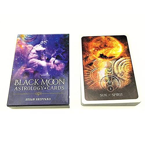 ChenYiCard Black Moon Astrologie Orakel Tarotkaarten,Black Moon Astrology Oracle Tarot Cards,Tarot card,Family Game