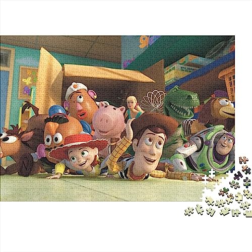 ROCILA 300 stuks Toy Story Multi Colour Puzzel, educatieve puzzel, cadeau, verpakking animatie, animatie, strips, filmpuzzel, 300 stuks (40 x 28 cm)