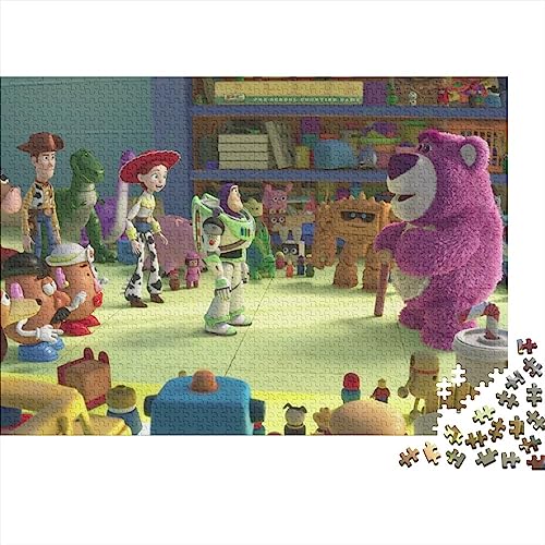 ROCILA Toy Story Multi Colour Puzzel, animatie, animatie, stripfilm, puzzel 1000 stuks, cadeau voor volwassenen, woondecoratie, 1000 stuks (75 x 50 cm)