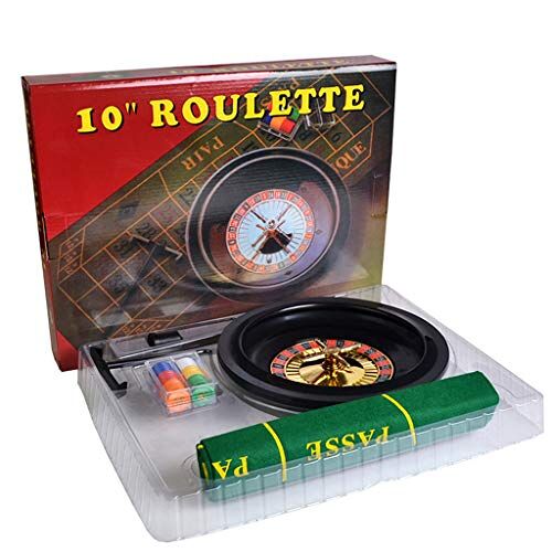 Generic Casino Roulette 10 Inch Roulette Spel Set Met Tafelkleed Chips Voor Bar Party Grappige Gereedschap Entertainment Bordspel Casino Roulette Spel