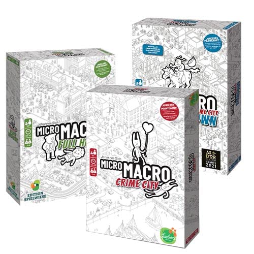 generic PKGamePack MicroMacro Crime City (de drie basisspellen) Franse versie