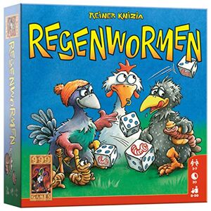 999 Games Regenwormen Dobbelspel Basisspel vanaf 8 jaar Een van de beste spellen van 2006 Reiner Knizia Push your luck voor 2 tot 7 spelers 999-RGW01