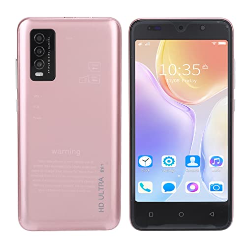 DOACT Dual Sim Mobiele Telefoon, Y30S 5.0 Inch HD Scherm Smartphone 2GB 32GB Dual Sim Mobiele Telefoon met Voor en Achter HD Camera Voor Android 6 (Rosé goud)