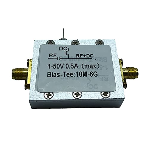 Hnsedjdh Bias Tee 10MHz-6GHz breedband hoogfrequente microgolven coaxiale bias-software radio FM-radio