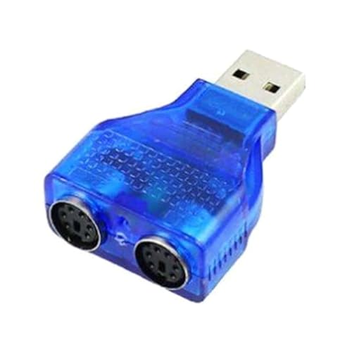 ASDEHH PS/2 Dubbele PS/2 Laptop USB Mannelijke Convertoradapter aan PS2-Wijfje