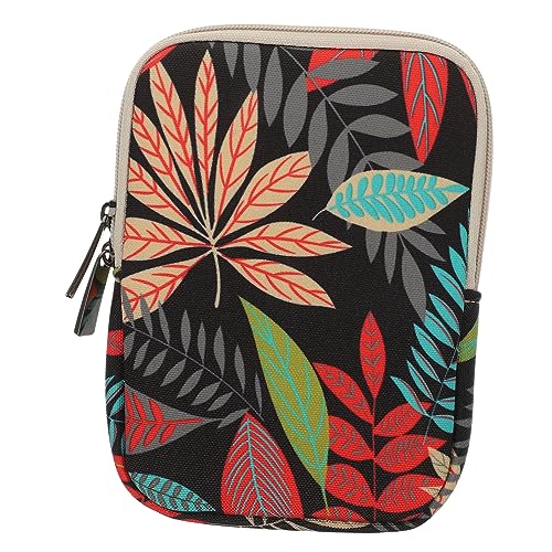 BESTonZON etui voor een elektronische boekenlezer beschermhoes voor elektronische ebook etui e-boeken Verticaal gedeelte kleurrijke bladeren elektronisch product tablet tas beschermer canvas