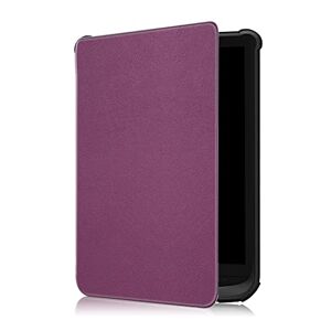 Case2go E-reader Hoes geschikt voor PocketBook Touch Lux 5 Sleepcover Auto/Wake functie Magnetische sluiting Paars