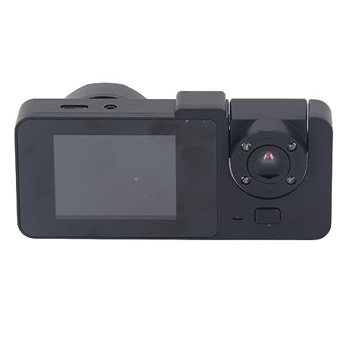 Akozon Rijrecorder Auto DVR Auto Video Recorder Auto Dash Camera 1080P HD Nachtzicht 2.0in IPS 3 Lens Auto Camera Recorder 24H Parkeermodus