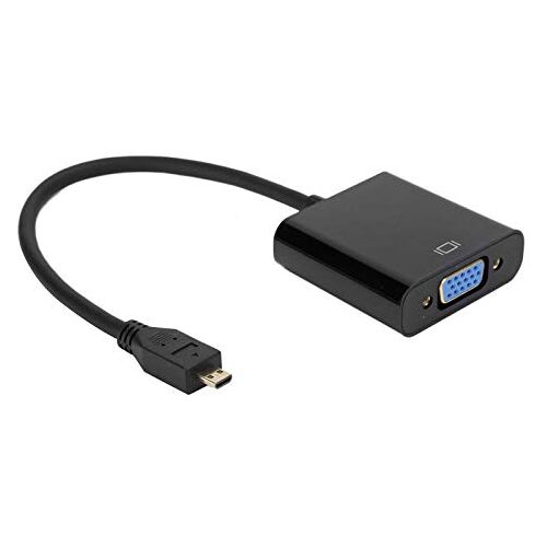 Crisis 1080P Micro HDMI naar VGA Video-omzetter, Micro HDMI naar VGA Video-omzetter, 1080P Video-omzetter, voor Raspberry Pi 4B Raspberry Pi 4 Exclusieve Vga-omzetter(Micro HDMI to VGA)