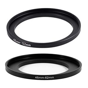 755954 XIDIT 2st Camera Onderdelen Lens Filter Ring Adapter Zwart 46mm-62mm & 46mm-52mm