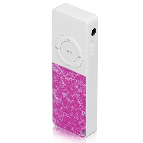 Yctze Mp3-speler Mp3-speler Abs Mp3-speler Slanke Multifunctionele Hifi Lossless Sound Muziekspeler Poorten Tot 64 Gb Mp3-speler (Magenta)