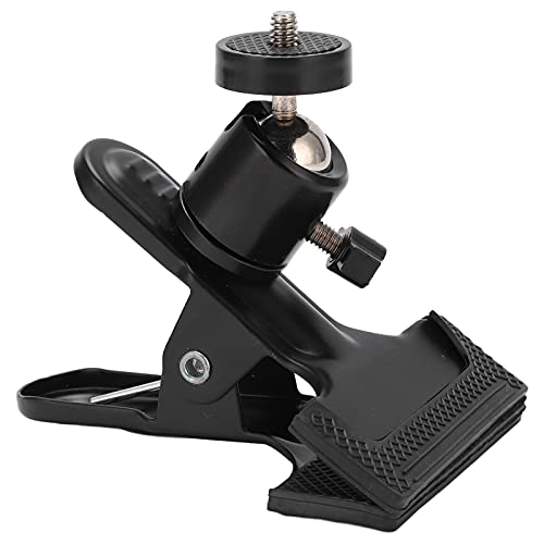 ASHATA Statief Mini Ball Head Mount, 360 ° Draaibare Ballhead Klem Statief Camera Clip Klem Houder, Statief Ball Heads Camera Mount voor Motion Camera