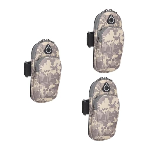 Gatuida 3 Stuks Armtas voor mobiele telefoons voor buitensporten mini-telefoon armtelefoonhouder voor telefoon arm geval telefoon armband tas buitenshuis arm zak product voor buiten