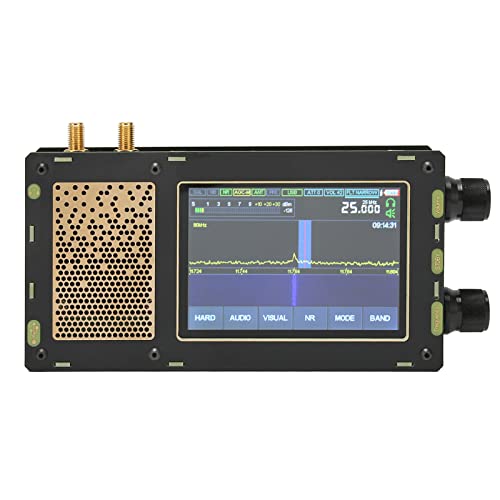 Bewinner 50 KHz Tot 2 GHz DSP SDR-ontvanger, 3,5 Inch Touchscreen Malahit SDR Kortegolf Radio-ontvanger Malachiet DSP SDR-ontvanger, 3600 MAh Batterij DSP SDR-ontvanger (Enkele DSP SDR V3-host)