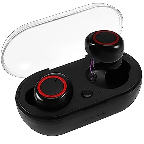 KICHI Nieuwe Bluetooth Headset Y10 Binaural Bluetooth Headset Y30 Bluetooth Headset Met Opladen Compartiment Zwart+Rood