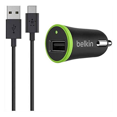 Belkin Autolader (incl. USB-C kabel 1,8 m) zwart