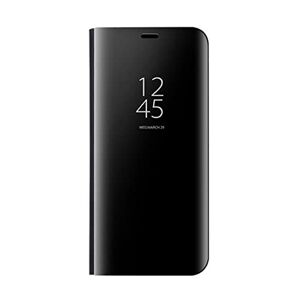 jm\Xiaomi Poco X5 Pro 5G DEDUX Spiegel Plating Flip Stand Case voor Xiaomi Poco X5 Pro 5G.zwart