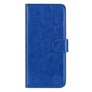 32nd Boek Portemonnee PU Lederen Flip Hoesje Cover voor Xiaomi Redmi Note 11 Pro & Redmi Note 11 Pro+, Ontwerp met Kaartsleuf en Magnetische Sluiting Diepblauw