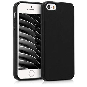 kwmobile telefoonhoesje compatibel met Apple iPhone SE (1.Gen 2016) / iPhone 5 / iPhone 5S hoesje Zachte case voor smartphone Back cover in mat zwart