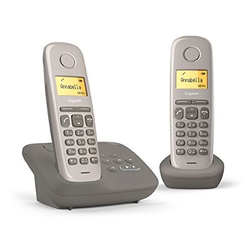 Siemens AL170A Duo draadloze telefoon DECT/GAP, antwoordapparaat, taupe