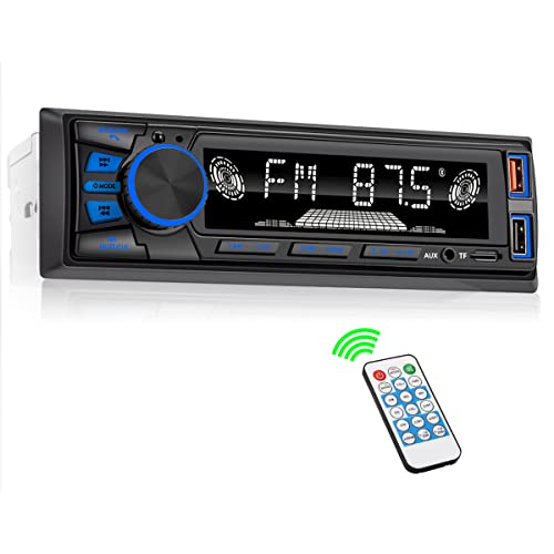 REAKOSOUND Autoradio Bluetooth Autoradio 1 DIN Bluetooth handsfree autoradio radio mp3-speler met afstandsbediening FM/USB/TF/AUX IN