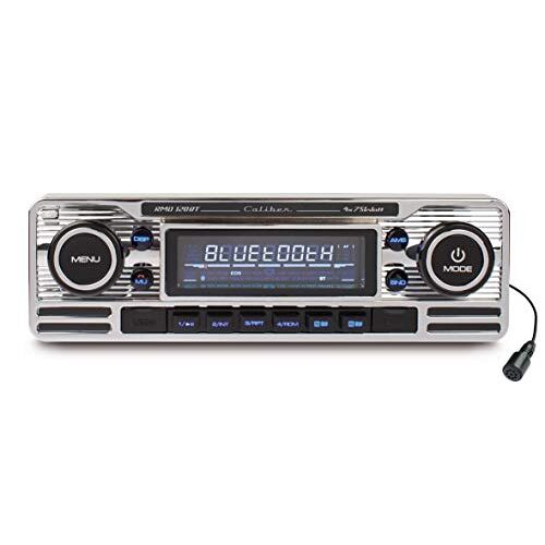 Caliber Autoradio Bluetooth Auto Radio Bluetooth USB FM 1 DIN Radio auto Autoradio met Bluetooth handsfree Chroom