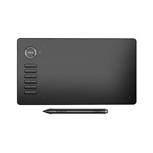 Karlak Grafische tablet A15 10 x 6 inch digitaal grafisch tablet met 8192 inductieniveaus 5080 LPI Black Button