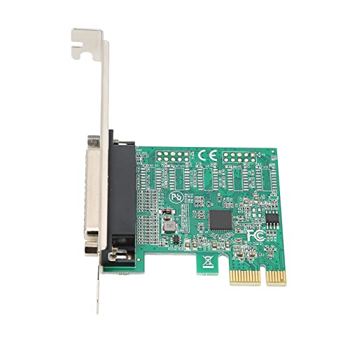 Qiilu DB25 Parallelle PCIe-kaart PCI Express Naar Parallelle DB25-adapterkaart C Atibel met IEEE 1284 SPP/Byte ECP-modus PCI Parallelle Uitbreidingsconverter Controller voor Printers