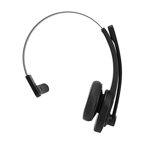 ASHATA Headset met één Oor, Efficiënte Stabiele Transmissie, Hoofdtelefoon met één Oor voor Pc, Bluetooth-telefoonheadset voor Laptop, Mobiele Telefoon, Tablet