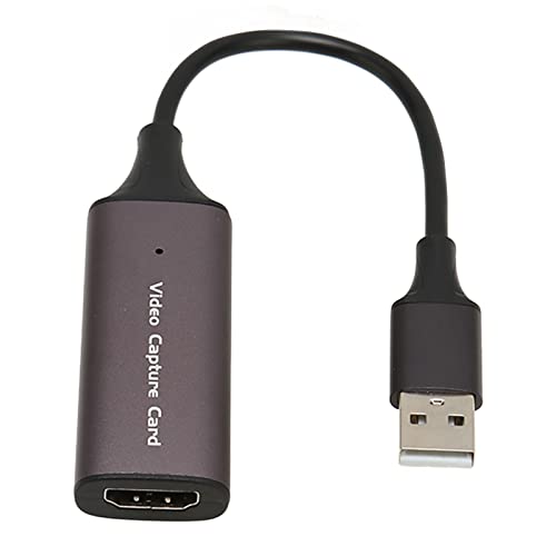 Zunate Video-opnamekaart, 4K 30Hz HDMI Naar USB C Audio-opnamekaart voor Tv-opname Videogames, Smartphone en Computerscherm Delen, voor Win, voor Linux, voor OS X Laptop