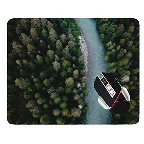 YENDOSTEEN Gaming Muismat, River Luchtfoto Winding 03 Muismat Mat 220* 180* 3 mm