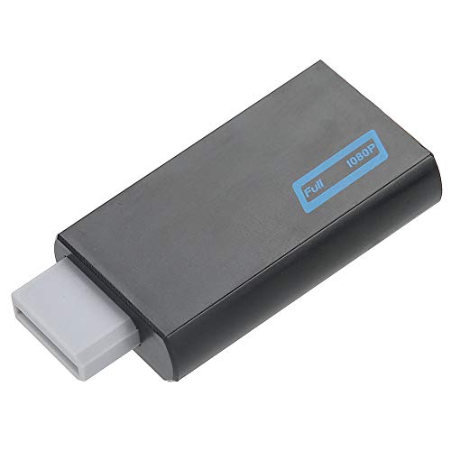 Yctze adapterconverter Full HD voor Wii Naar -Converter 720P 1080P-converteradapter 3,5 Mm-uitgang Video Naar Converter 720P 1080P-converteradapter 3,5 Mm-uitgang Video V